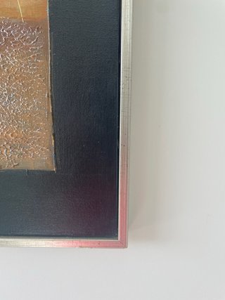 Consola de entrada madera +  cuadro