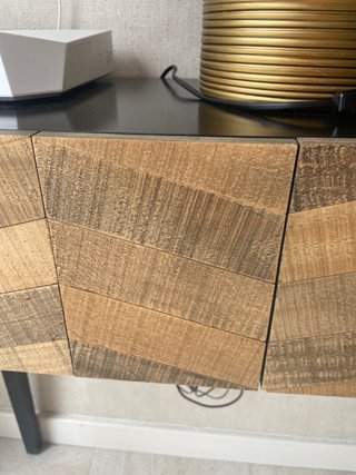 Consola de entrada madera +  cuadro