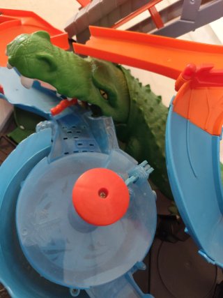 Lavadero Cocodrilo Destructor de Hot Wheels