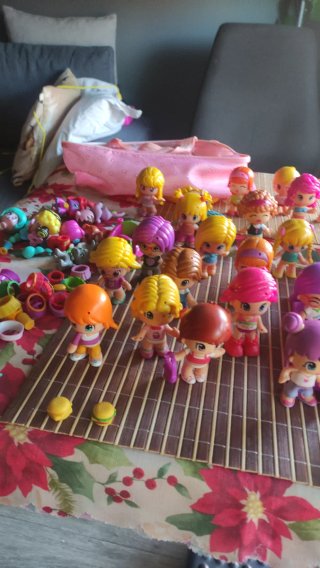 Lote 45 Muñecas Pinypon y Mascotas