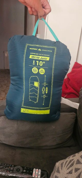 Saco de dormir Quechua MH100 Junior 10°