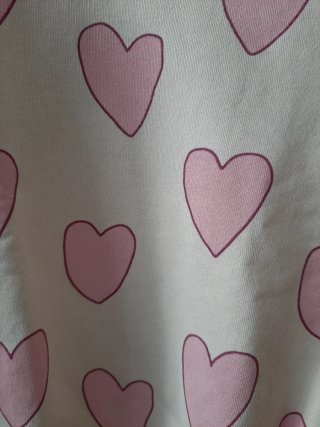 Sudadera Zara niña 4-5 años corazones