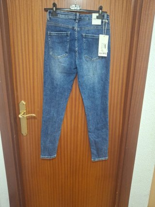 Pantalón vaquero KISS PINK azul