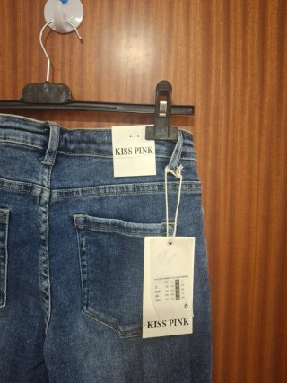 Pantalón vaquero KISS PINK azul
