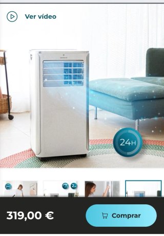 Aire Acondicionado Portátil pingüino Cecotec