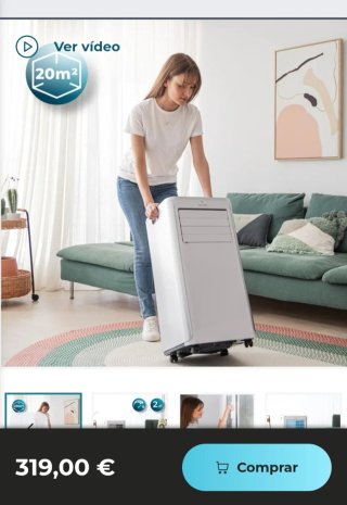Aire Acondicionado Portátil pingüino Cecotec
