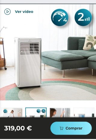 Aire Acondicionado Portátil pingüino Cecotec
