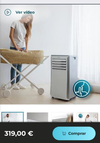 Aire Acondicionado Portátil pingüino Cecotec