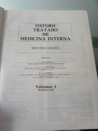 Oxford tratado de medicina interna (1992)- 4 tomos