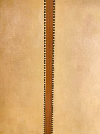 Armario vintage madera y tela años 70