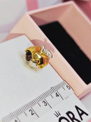 Charm Manzana Pandora disney Plata