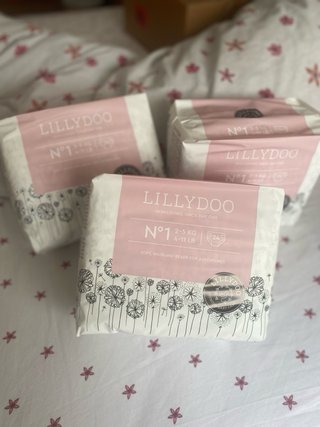 72 Pañales Talla 1 Lillydoo (2-5 kg)