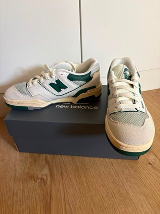 Zapatillas New Balance 550 Verde/Blanco