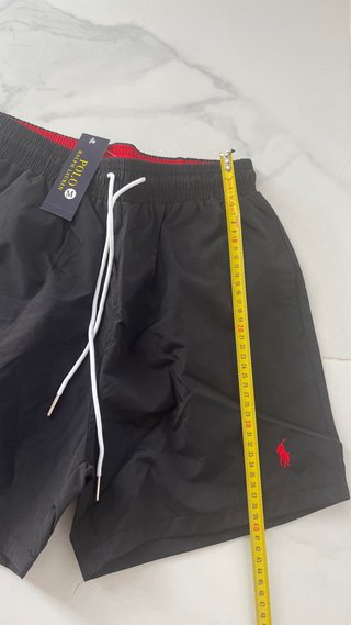 Bañador Polo Ralph Lauren Negro Rojo
