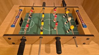 Futbolín infantil de mesa