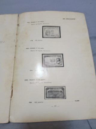 Catálogo Billetes Españoles 1783-1977