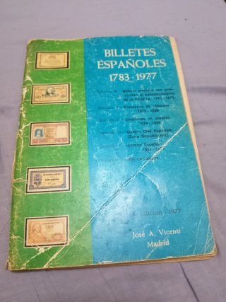 Catálogo Billetes Españoles 1783-1977