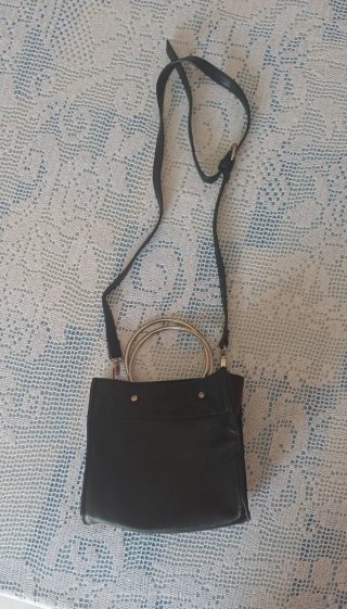 Borsetta donna con manici ad anello