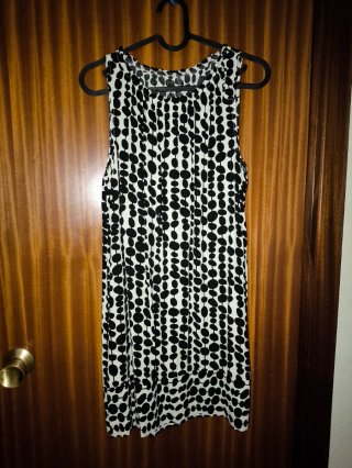 Vestido sin mangas estampado