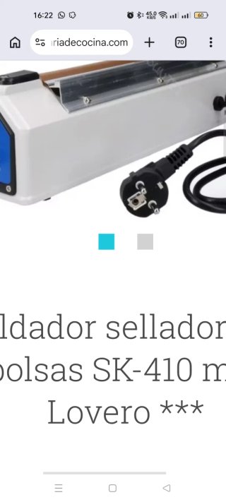 Soldador sellador de bolsas SK-410 mm