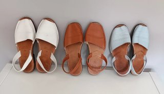 Lote 3 pares abarcas Mibo Talla 38