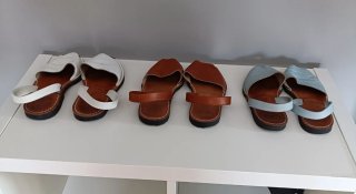 Lote 3 pares abarcas Mibo Talla 38