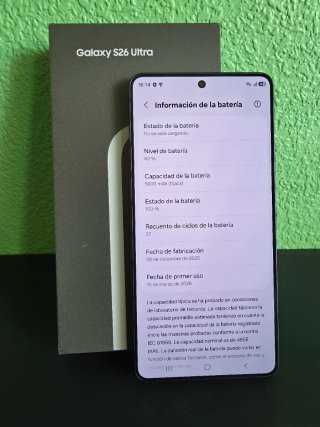 Galaxy S26 Ultra 512GB. Como nuevo+Factura