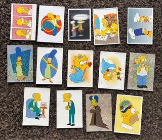 68 Cromos Simpsons Panini Springfield II