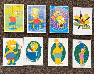 68 Cromos Simpsons Panini Springfield II