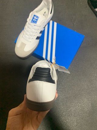 Adidas Samba OG Blancas y Negras Talla 43