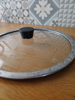 Tapa de cristal para sartén 21cm
