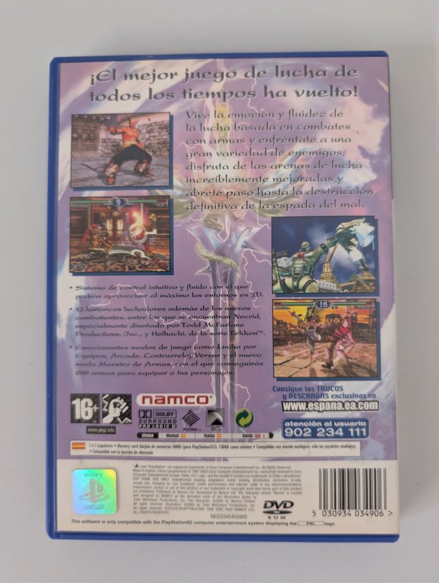 Soulcalibur II PS2