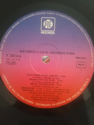 LP Save Your Kisses For Me - Brotherhood of Man