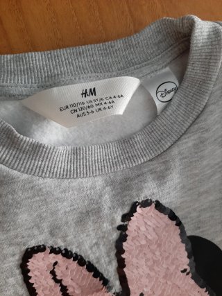 Sudadera Minnie Mouse niña H&M 4-6 años