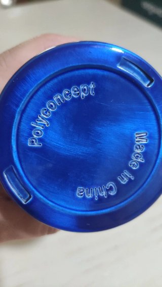 Borraccia in alluminio blu