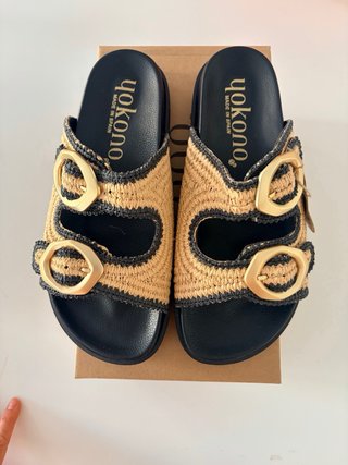 Sandalias Yokono de paja
