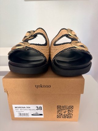 Sandalias Yokono de paja
