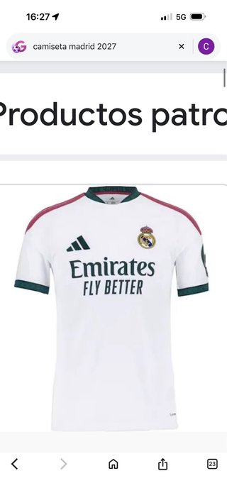 Camiseta Real Madrid Adidas 2027