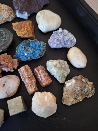 Collezione 22 Minerali e Pietre Naturali