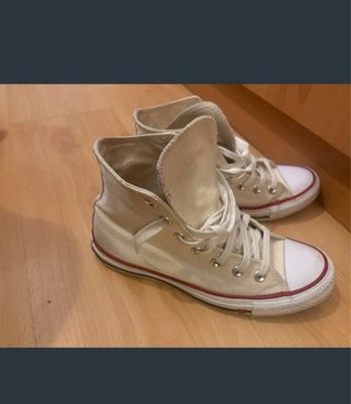 Converse crema altas