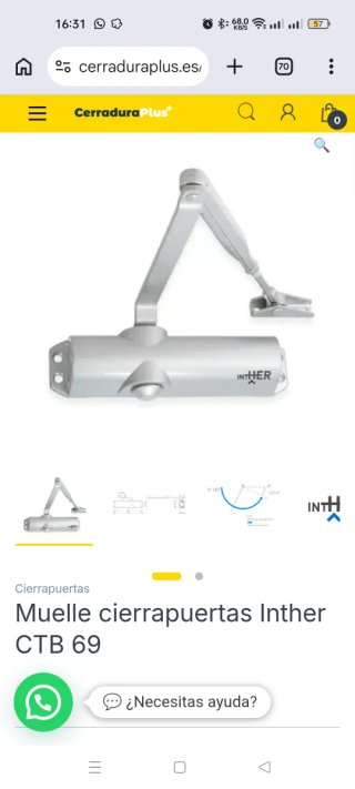 Cierrapuertas Automático CERRAMATIC M-200