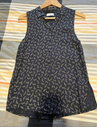 Camisa sin mangas estampada Talla S/M