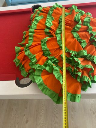 77.-Traje Sevillana Flamenca Feria Talla Única