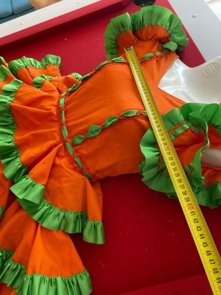 77.-Traje Sevillana Flamenca Feria Talla Única