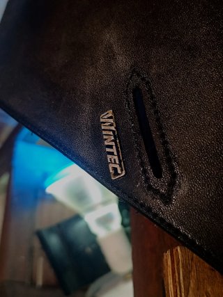 SILLA DE MONTAR WINTEC/negra, 16,5"/42 cm