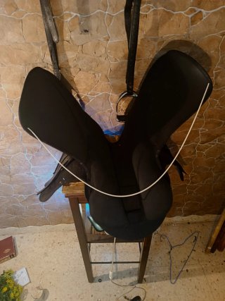 SILLA DE MONTAR WINTEC/negra, 16,5"/42 cm