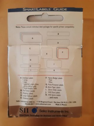 Rotolo etichette adesive per Seiko