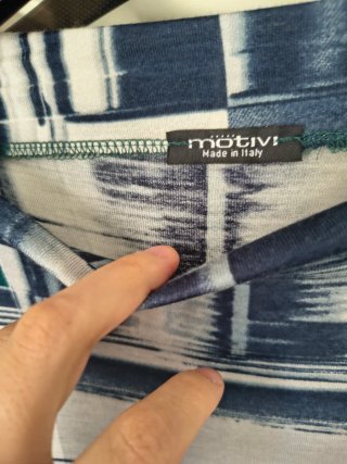 Abito Motivi tg S verde/multicolore