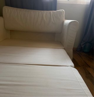 Divano letto IKEA HAGALUND 2 posti bianco