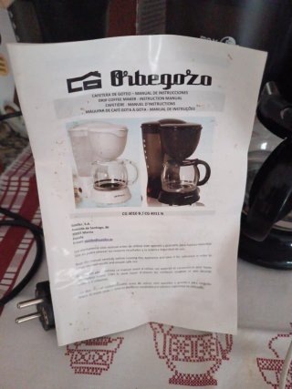 Cafetera Goteo Orbegozo CG 4011 N